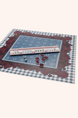 Gingham Rose Mat