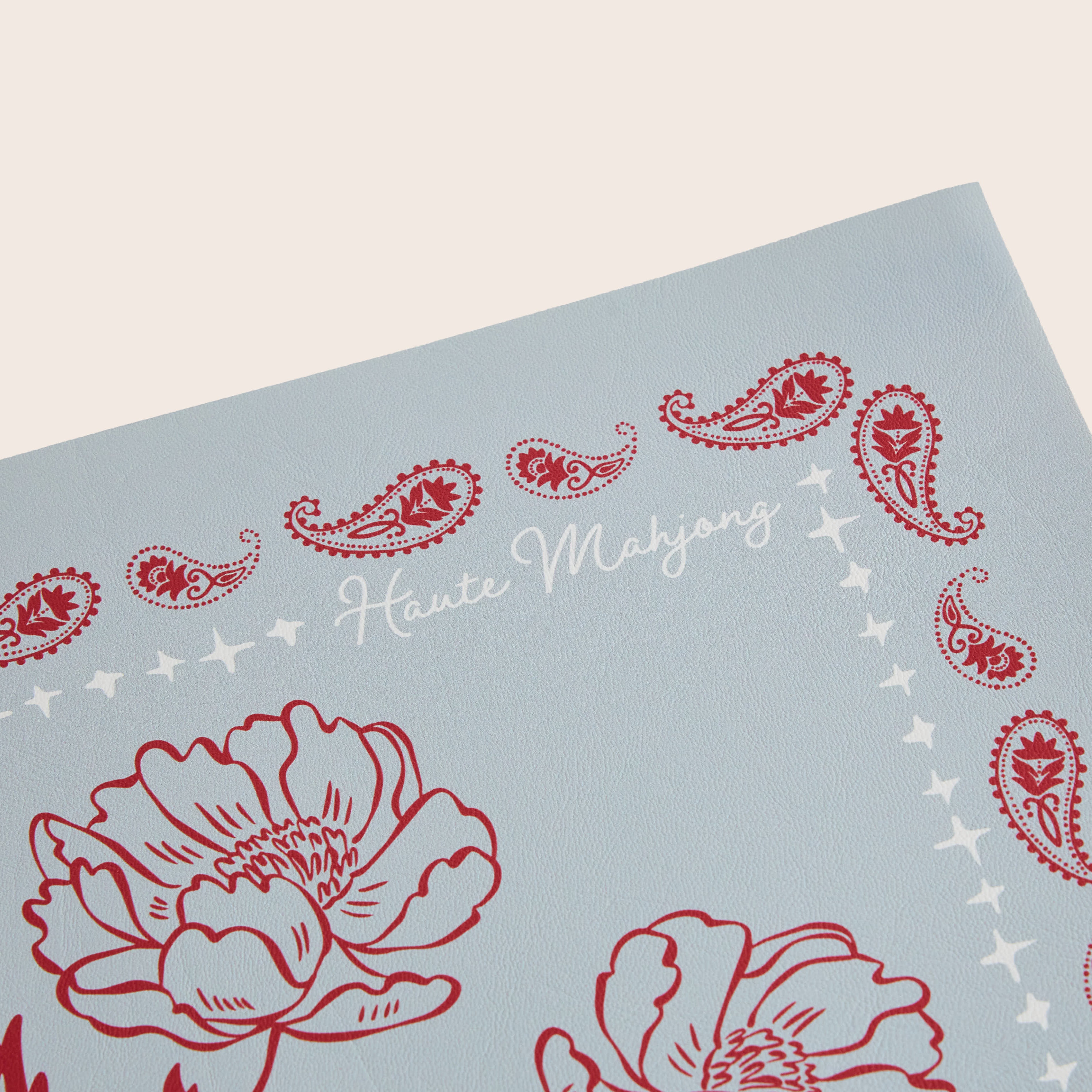Bleu Paisley Mat