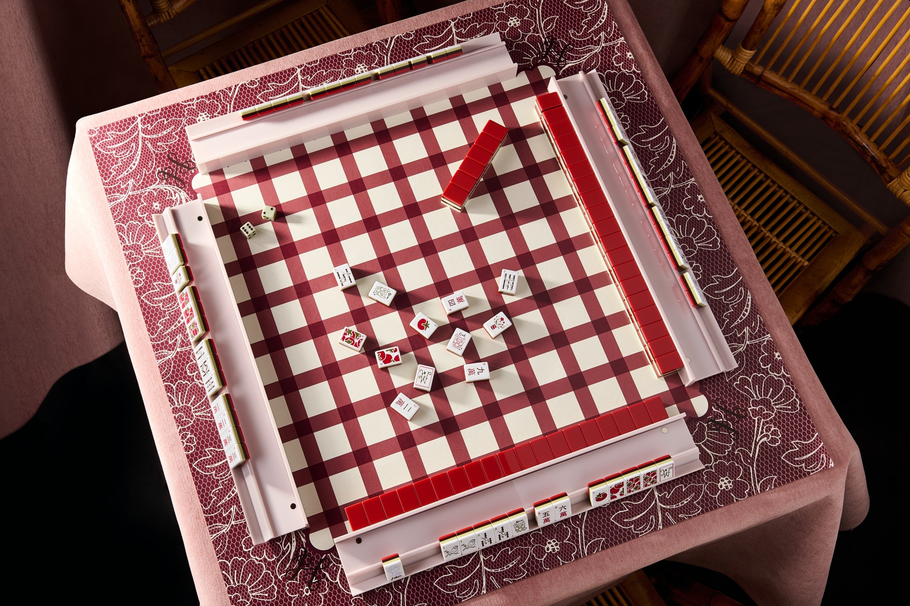 Crimson Lace Mat